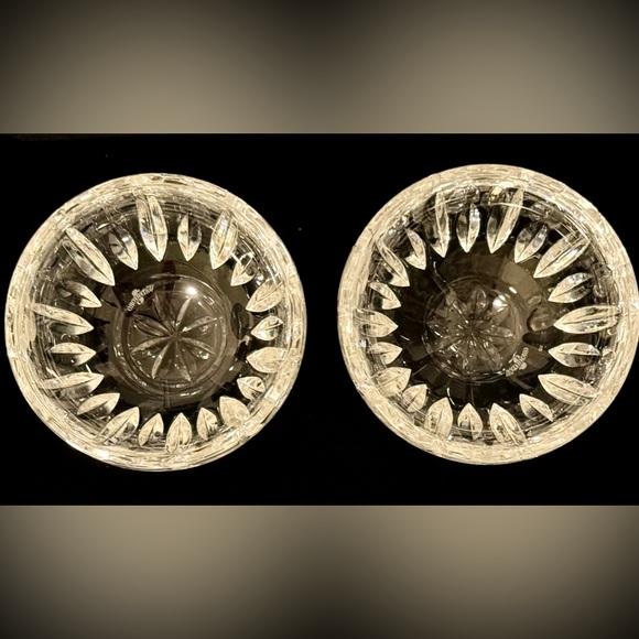 Set of 2 Waterford Crystal Condiment Set - Two Bowls 3 in Diameter NEW in Box - Picture 4 of 16